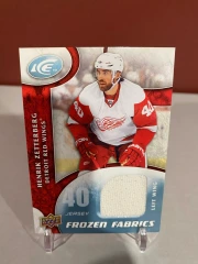 2009-10 Upper Deck Ice #FR-HZ Henrik Zetterberg Frozen Fabrics Jersey